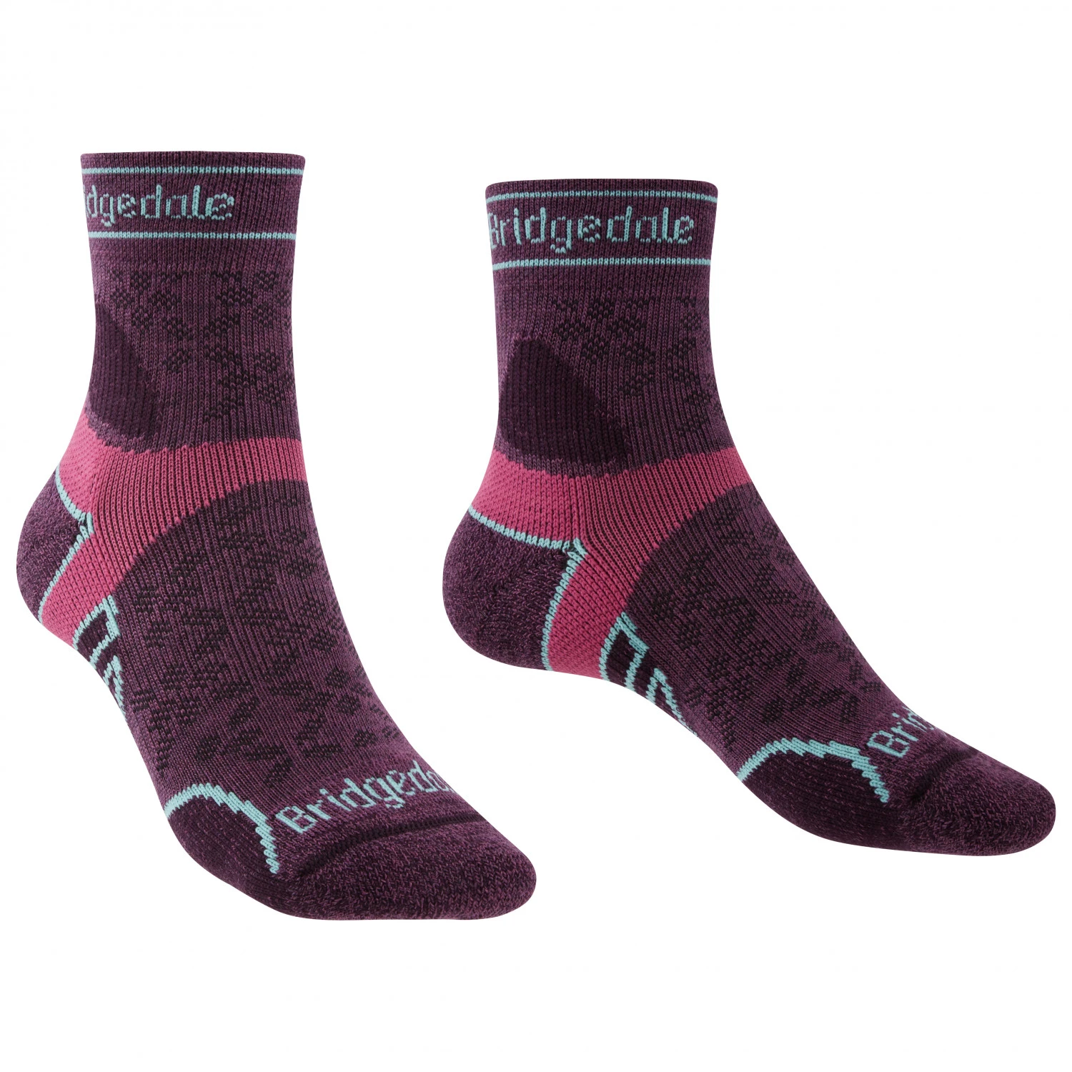 Bridgedale - Women's Trail Run Lightweight Merino Sport 3/4 Crew I - Chaussettes De Running 8 Bridgedale - Women's Trail Run Lightweight Merino Sport 3/4 Crew I - Chaussettes De Running – Image 6
