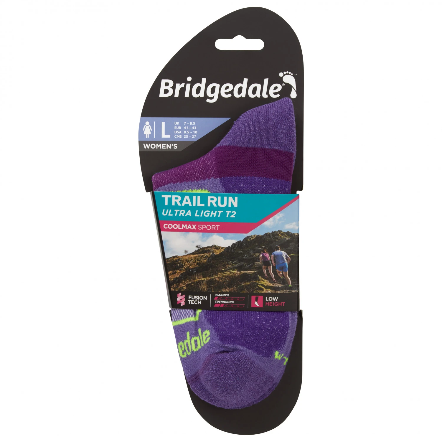 Bridgedale - Women's Trail Run Ultralight Coolmax Sport Low I - Chaussettes De Running 5 Bridgedale - Women's Trail Run Ultralight Coolmax Sport Low I - Chaussettes De Running – Image 3