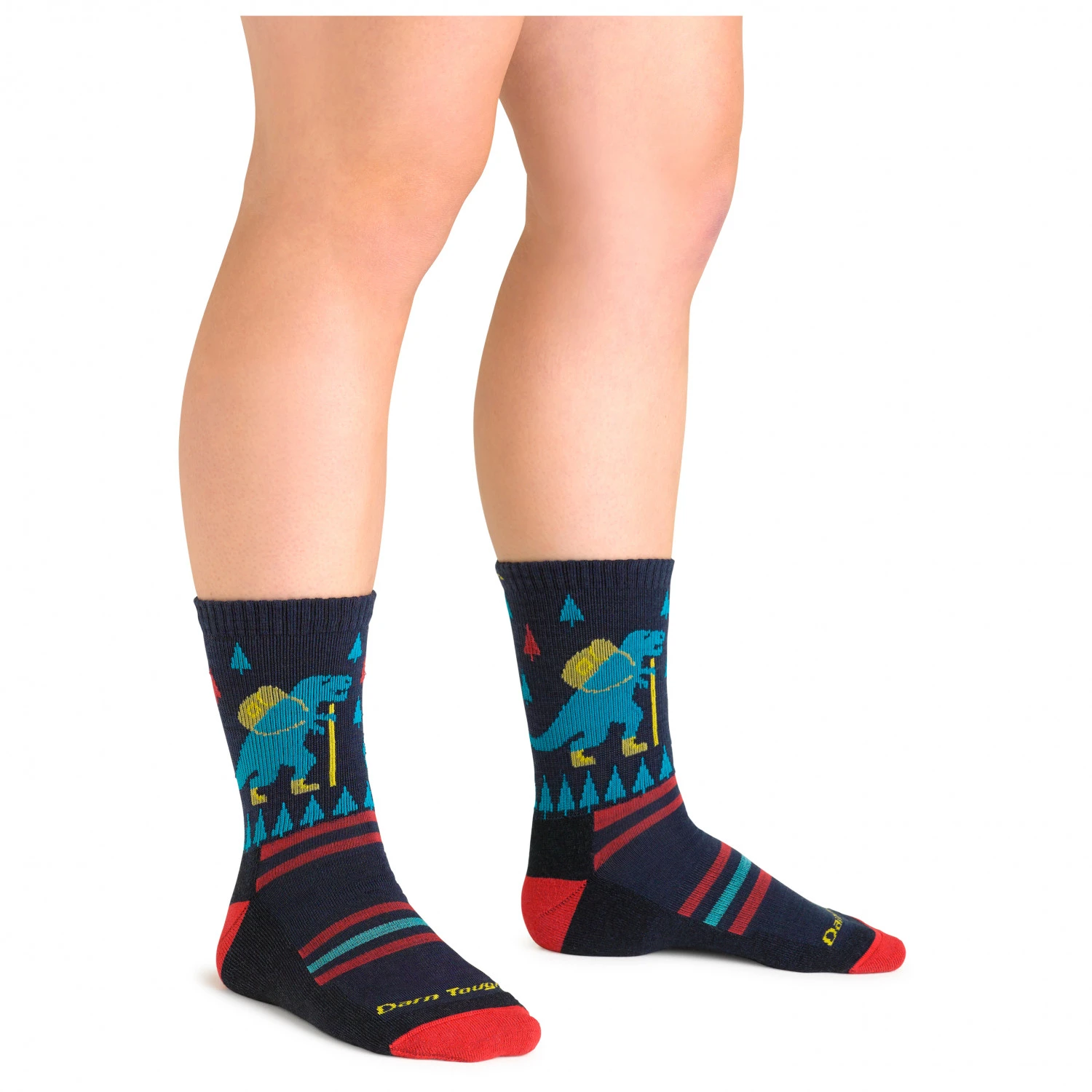 Darn Tough - Kid's Ty-Ranger-Saurus Micro Crew Lightweight Cshn - Chaussettes Multifonctions 4 Darn Tough - Kid's Ty-Ranger-Saurus Micro Crew Lightweight Cshn - Chaussettes Multifonctions – Image 2