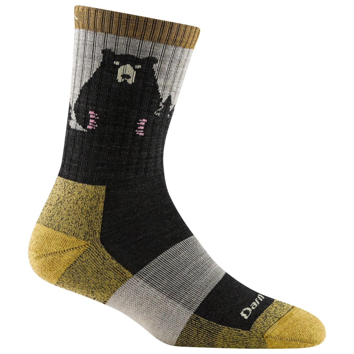 Darn Tough - Women's Bear Town Micro Crew Lightweight W Cushn - Chaussettes De Randonnée 5 Darn Tough - Women's Bear Town Micro Crew Lightweight W Cushn - Chaussettes De Randonnée – Image 3