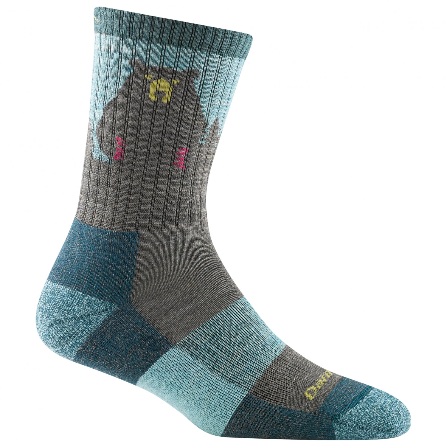 Darn Tough - Women's Bear Town Micro Crew Lightweight W Cushn - Chaussettes De Randonnée 3 Darn Tough - Women's Bear Town Micro Crew Lightweight W Cushn - Chaussettes De Randonnée