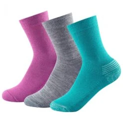 Devold - Daily Medium Kid Sock 3-Pack - Chaussettes En Laine Mérinos