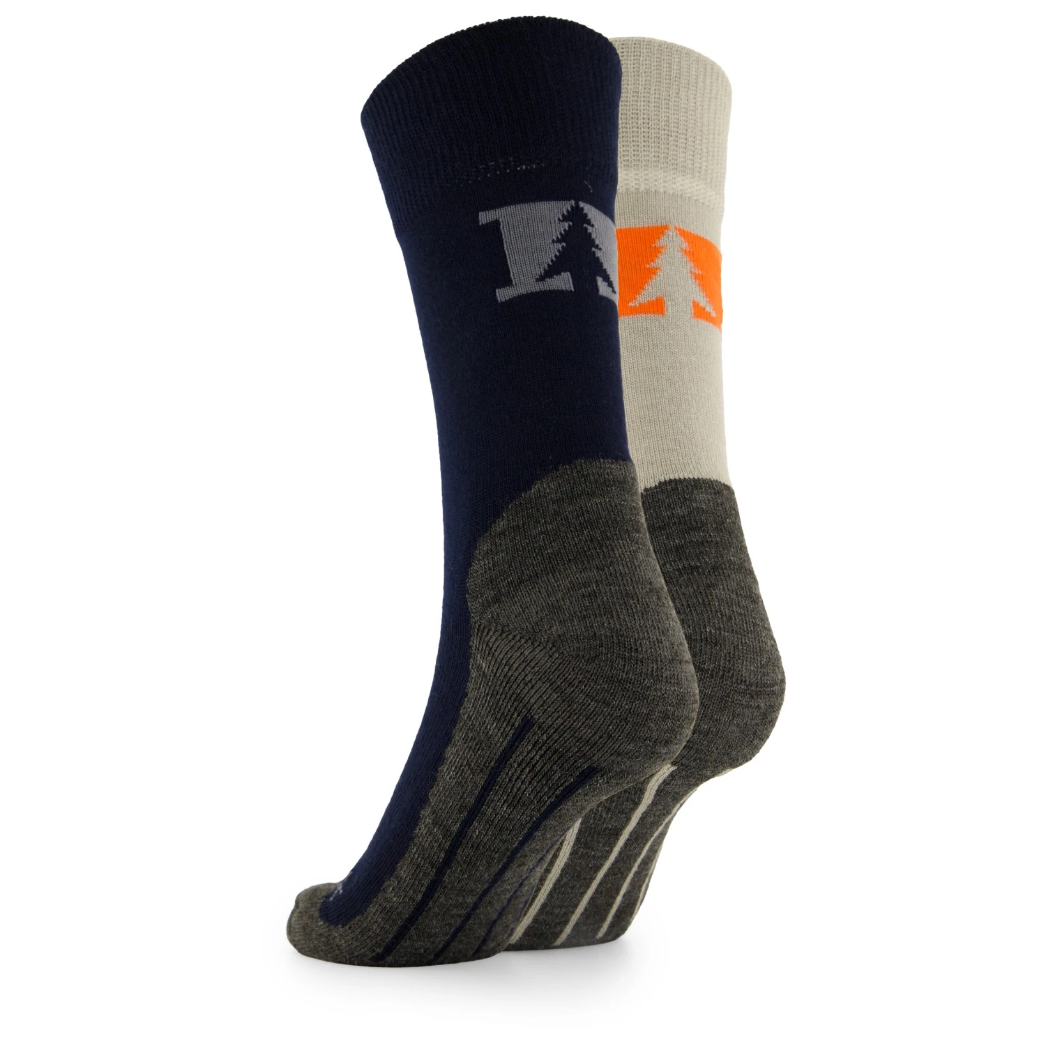 Heber Peak - Kid's EvergreenHe. Hiking Crew Socks 2-Pack - Chaussettes De Randonnée 5 Heber Peak - Kid's EvergreenHe. Hiking Crew Socks 2-Pack - Chaussettes De Randonnée – Image 3