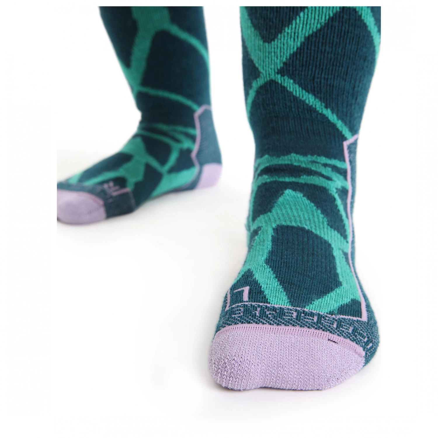 Icebreaker - Women's Hike+ Medium Crew Fractured Landscapes - Chaussettes De Randonnée 6 Icebreaker - Women's Hike+ Medium Crew Fractured Landscapes - Chaussettes De Randonnée – Image 4