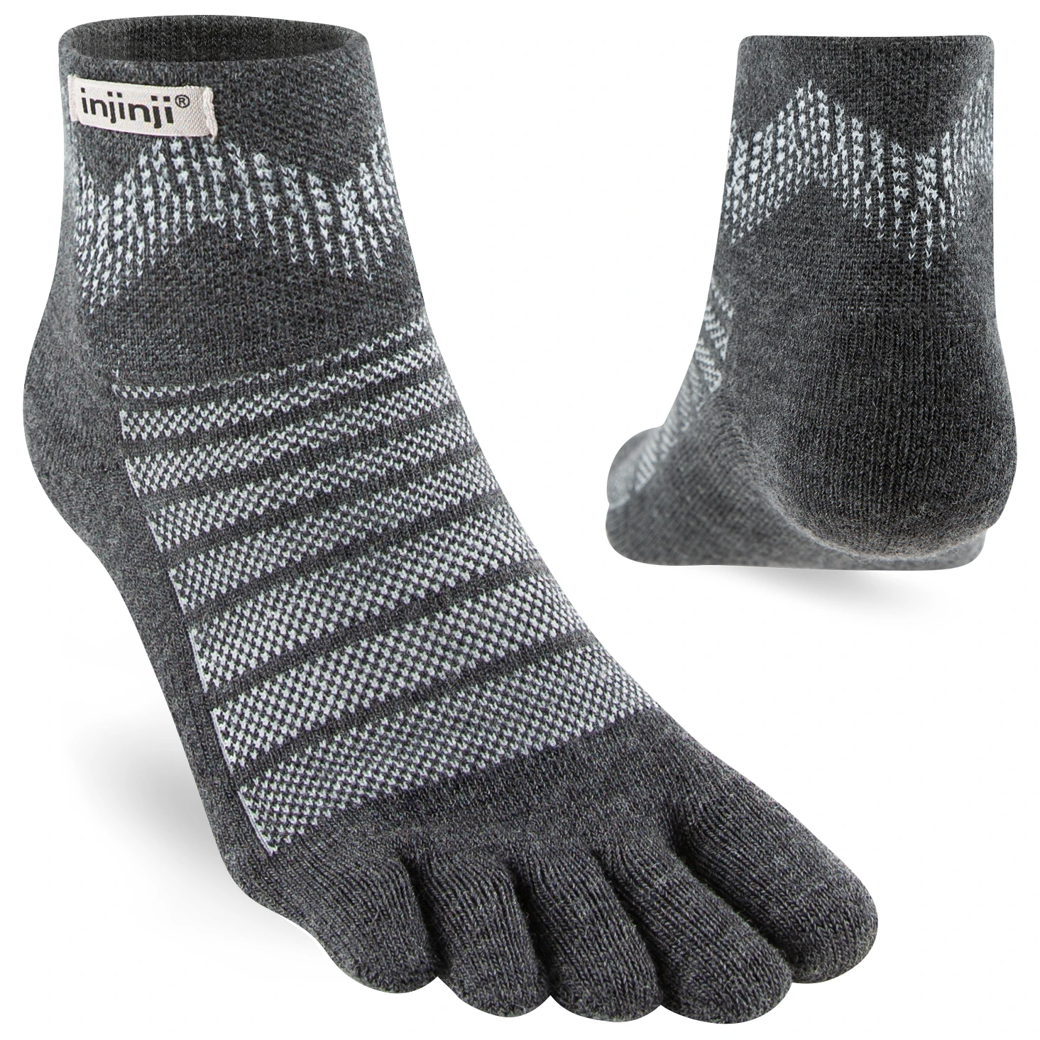 Injinji - Outdoor Midweight Mini-Crew Wool - Chaussettes De Randonnée 4 Injinji - Outdoor Midweight Mini-Crew Wool - Chaussettes De Randonnée – Image 2