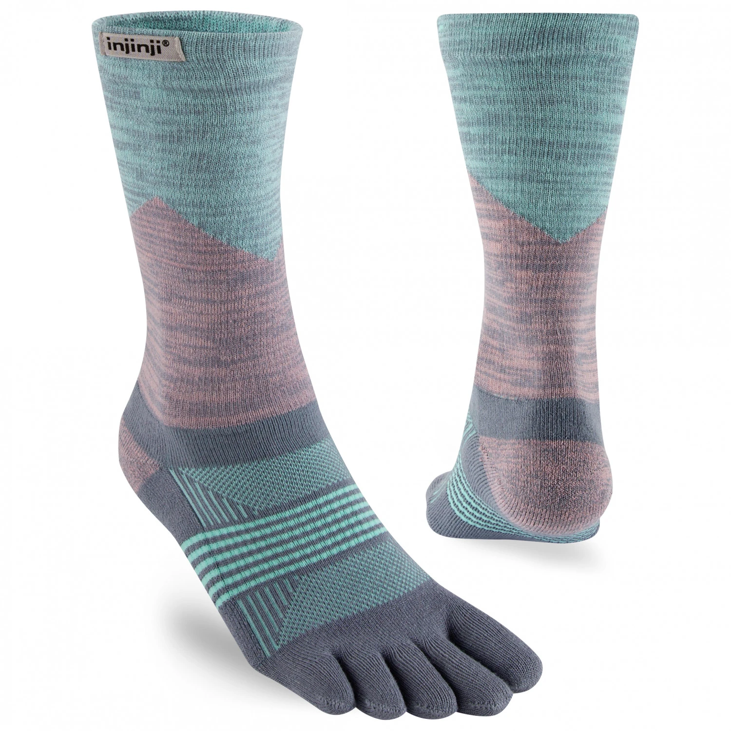 Injinji - Women's Trail Midweight Crew - Chaussettes De Randonnée 4 Injinji - Women's Trail Midweight Crew - Chaussettes De Randonnée – Image 2