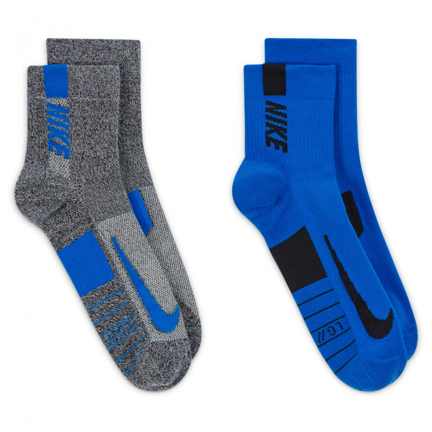 Nike - Multiplier Running Ankle Socks (2 Pair) - Chaussettes De Running 3 Nike - Multiplier Running Ankle Socks (2 Pair) - Chaussettes De Running